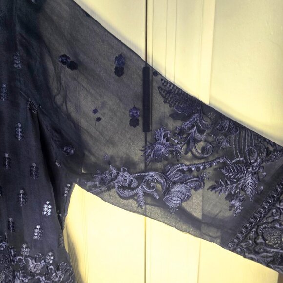 Indian Pakistani 3 Piece Desi Chiffon Suit - Picture 5 of 10